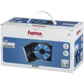 Hama Cd Box Slim 50 Units Noir