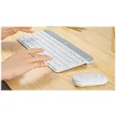 Logitech MK470 Tastatur RF Wireless QWERTY US International Weiß (920-009205)