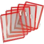 Tarifold Pochettes A4,rouge, 10 pièces