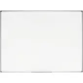 BNTOFFICE Tableau blanc émaillé Maya avec cadre en aluminium (60 x 45 cm)