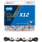 Kmc Chaîne X-12 12V 126 maillons argent noir