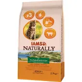 IAMS Naturally Adulte Agneau & Riz pour chat