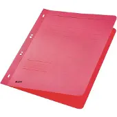 Leitz chemise à oeillet, carton manila, format A4, rouge