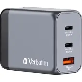 Verbatim Adaptateur de charge, universel, GNC-65, GaN, 65W, gris