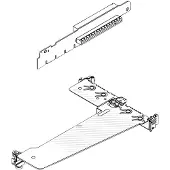 Lenovo ThinkSystem V3 1U x16/x16 PCIe G4 Riser1