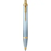 Parker IM Writing Rituals, Ballpoint Pen, Turquoise Green Finish with Gradient, Gold Trims, Medium P (1x)