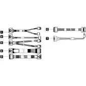 Lenovo Thinksystem Sr650 V3 2.5" Kit de câbles Sas/Sata pour châssis avant Bp2