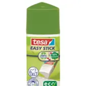 TESA ecoLogo Easy Stick bâton de colle, 25 g, présentoir de comptoir (25 g)