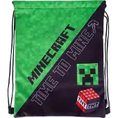 Astra Sac à chaussures Minecraft Time To Mine., Vert