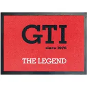 Vw-collect VW GTI dørmåtte, "The Legend", rød