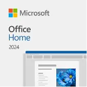 Microsoft Office Home 2024, Suite Office, complète, 1 licence, téléchargement électronique de logiciel (ESD), téléchargement, Windows 10, Windows 11