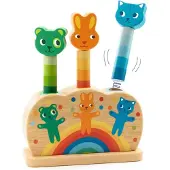 Djeco Jouet en bois - Pop En haut - - UneTaille - Jouets d'Activité