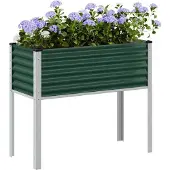 vidaXL Jardinière Vert 100x45x90 cm Acier