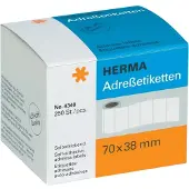 Herma Étiquettes d'adresse pour machines à écrire