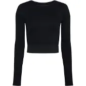 Born Living Yoga Veda Long Sleeve T-shirt Noir M Femme