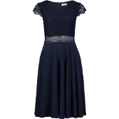 Vera Mont Robe de cocktail marine