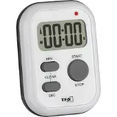 TFA-Dostmann Minuterie numérique et chronomètre, Minuteur, Blanc