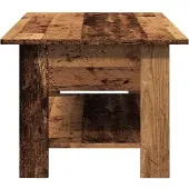 vidaXL Table basse imitation vieux bois 102x55x42 cm Bois composite
