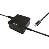 Port Designs Alimentation secteur de remplacement USB-C Noir pour Notebook MacBook Tablette et Smartphone