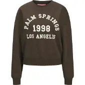JJXX Sweat-shirt 'JXMERLE' brun foncé / blanc cassé
