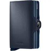 Secrid Twinwallet Original Leather Wallet Bleu
