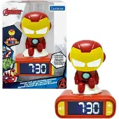 Lexibook Réveil avec Veilleuse Iron Man en 3D