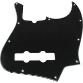 Fender Pickguard Contemporain pour Jazz Bass de 10 trous Noir 3 Plis