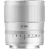 TTArtisan AF-FF 75mm F/2.0 L-mount Silver