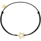 Glanzstücke Bracelet jaune d'or / noir