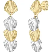 Yokoamii Boucles d'oreilles or / argent