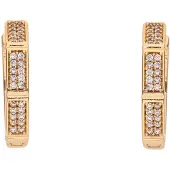 Gaya Boucles d'oreilles or rose