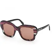 Pucci Ep0220 Woman Sunglasses Multicolore Brown/CAT2 Femme