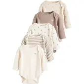 Next Barboteuse / body beige clair / marron / noisette