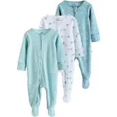 Next Pyjama aqua / bleu cyan / bleu clair / blanc