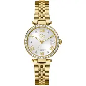 Gc Montre à affichage analogique 'Flair Crystal' or / blanc
