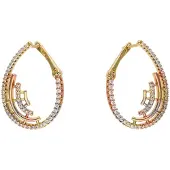Faina Boucles d'oreilles or / rosé / argent