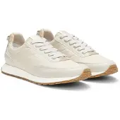 HUGO Baskets style chaussures de course à détail en zigzag