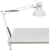 MAUL lampe de table MAULstudy E27 sans ampoule pied à pince blanc