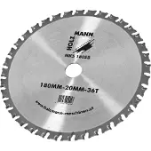 Holzmann Lame carbure métal D. 180 x Al. 20 mm