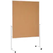 MAGNETOPLAN Tableau d'animation cadre blanc, non divisé, mobile (120 x 198 cm)