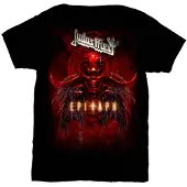 Judas Priest T-shirt Epitaph Red Horns Unisex Black S