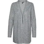 Vero Moda Vmblis Ls Long Jrs Boo Cardigan Gris M Femme