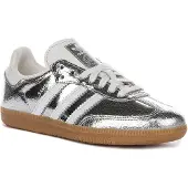 Adidas Originals Baskets basses 'Samba' argent / blanc