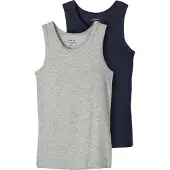 Name it Maillot de corps bleu / gris chiné