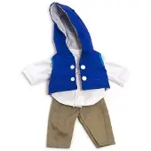 Miniland Ensemble de vêtements pour temps tempéré pour poupées garçons de 32 cm
