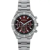 Breil Montre à affichage analogique marron / argent