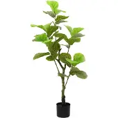 vidaXL Ficus artificiel 30 feuilles 125 cm vert