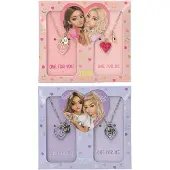 TOPModel - BFF Necklace Set (413655), Bandoulière pour smartphone, Or, Violet, Pink, Argent