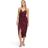 Vera Mont Robe de soirée rouge foncé