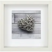 Hama Cadre photo - - Scala - MDF - Blanc - 15 x 15 cm - Carré
